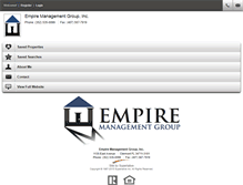 Tablet Screenshot of empiremanagementgrp.com